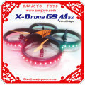 H09NL 2.4G RC 6 eixos aerocraft 4channel brinquedo com luz LED